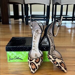 Sam Edelman Harlow Leopard Print Heels